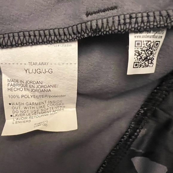 Under Armour Hoodie Kids Youth Large YL Black Camo NEW Armour Fleece 1389394 - Picture 4 of 7